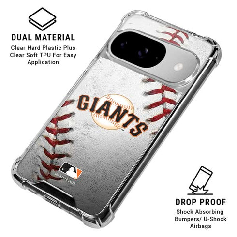 MLB San Francisco Giants Game Ball Google Pixel 10 Clear Case
